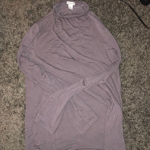 Dark grey turtleneck